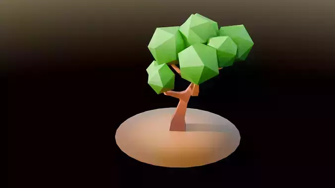 Low-poly Tree