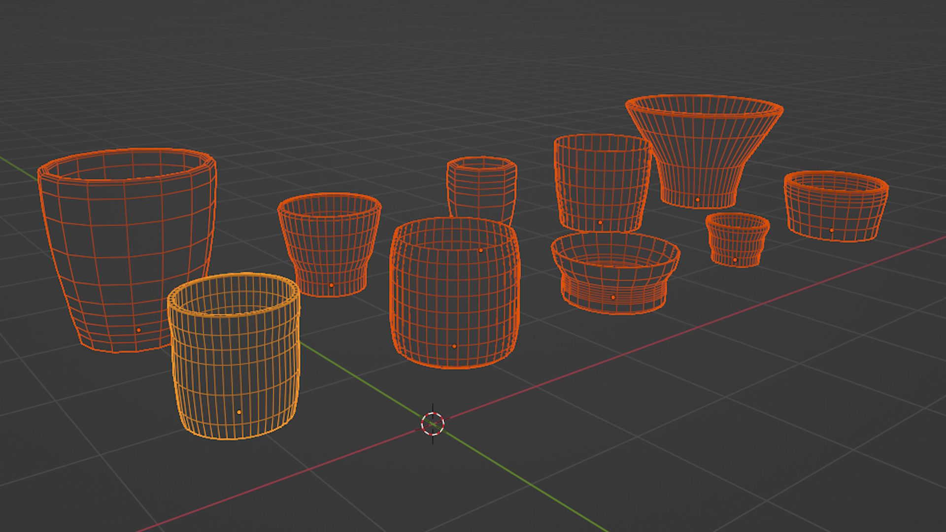 Garden Pot Pack 1 Free 3D model_2