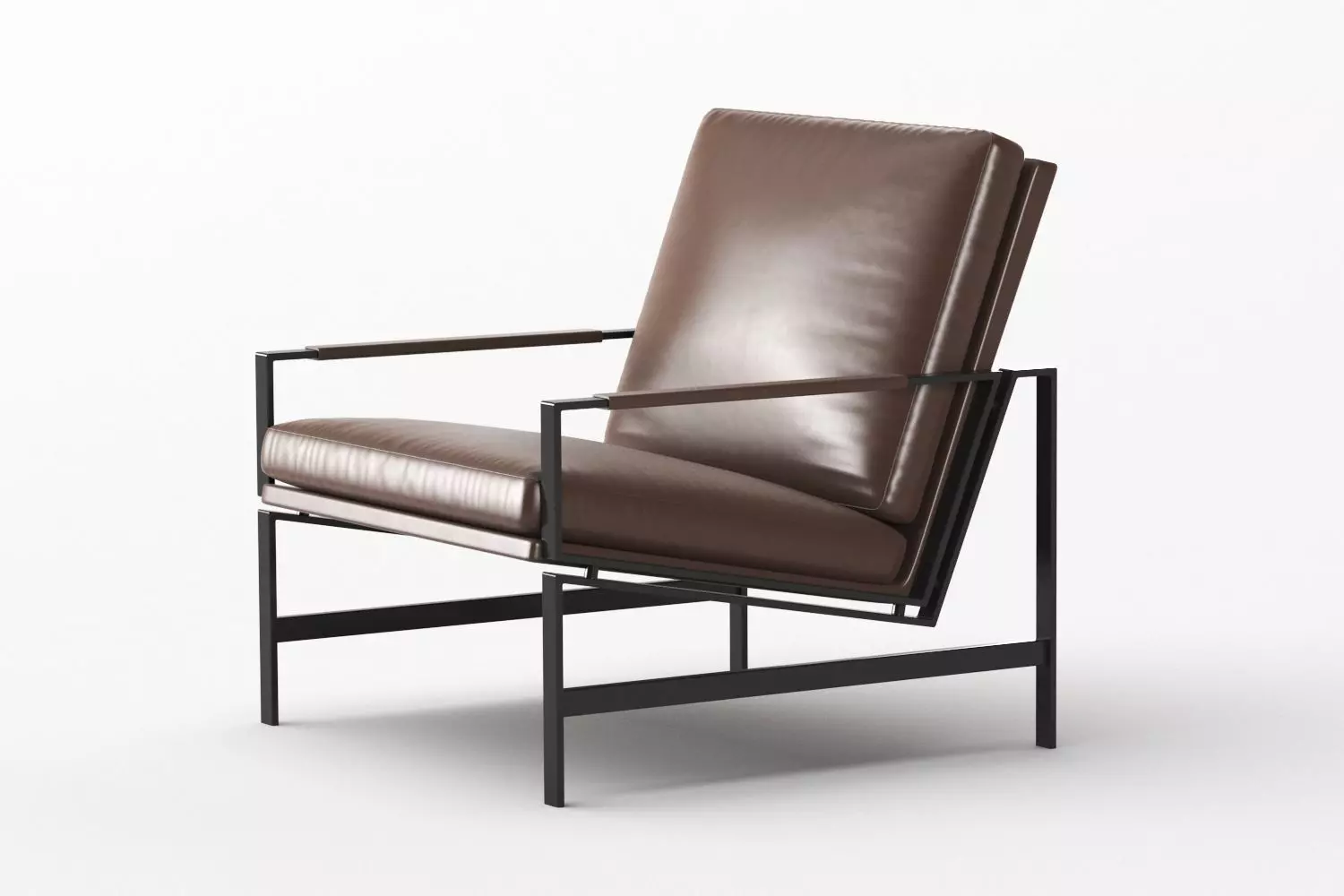 Chair Sofa Low-poly 3D model_0