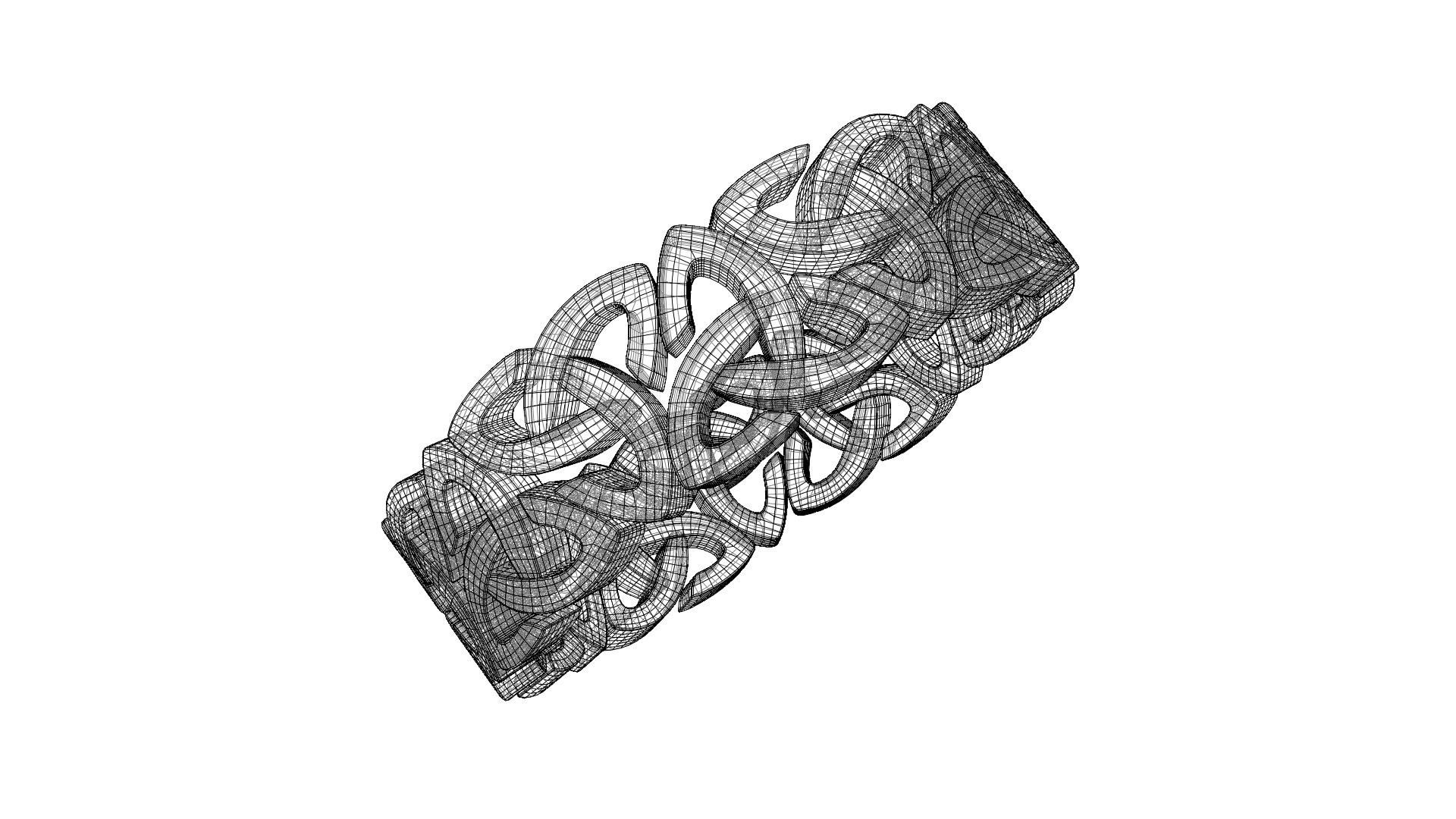 Gold Ring 3D print model_5