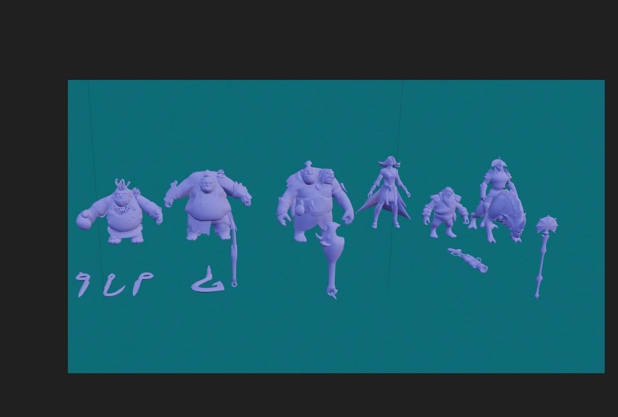 25 3D figures for printing Dota 3D print model_4
