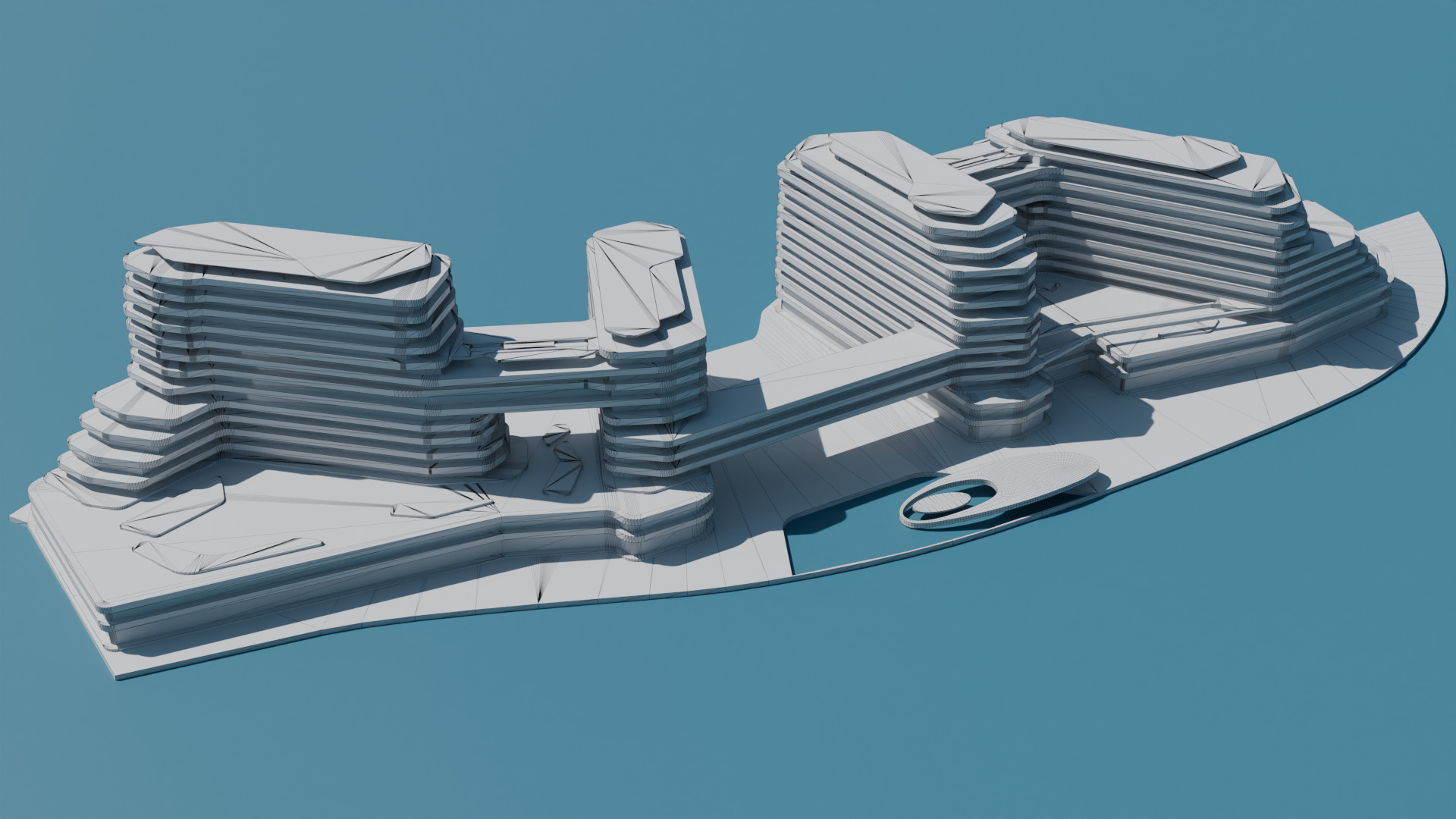 Quattro Del Mar - Low-poly 3D model 3D model_4