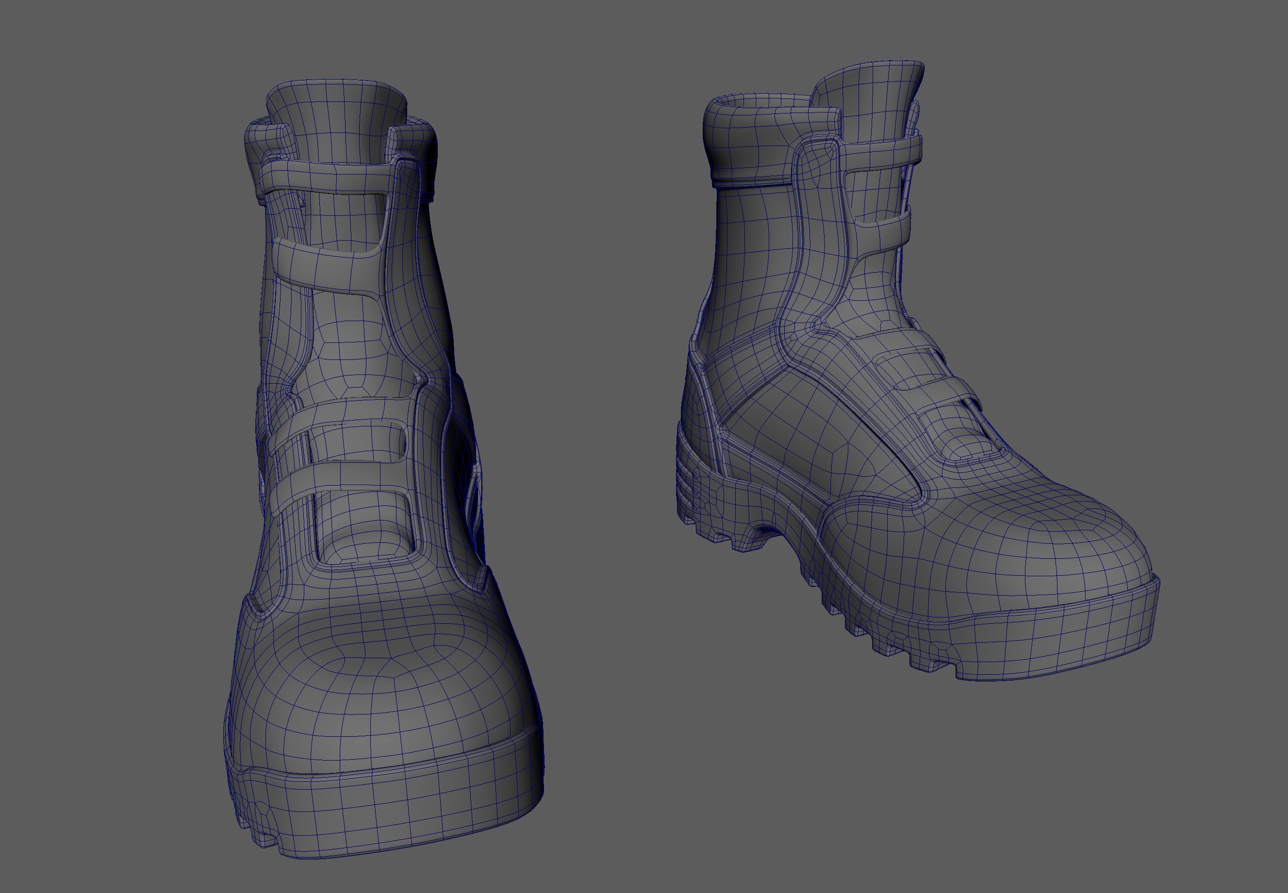 3D Semi-Realistic Fighter Character With Rig Low-poly 3D model_32