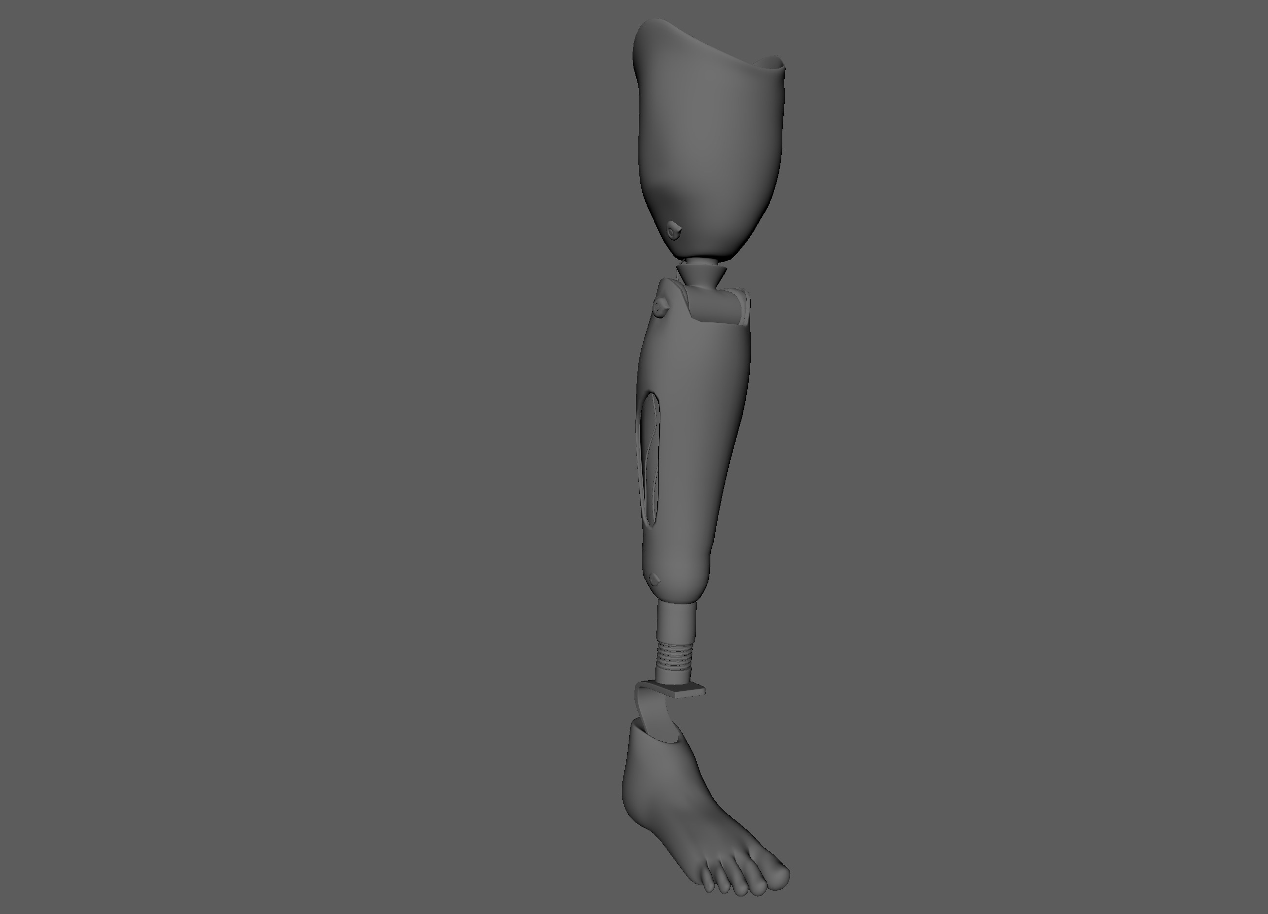 3D Semi-Realistic Fighter Character With Rig Low-poly 3D model_14