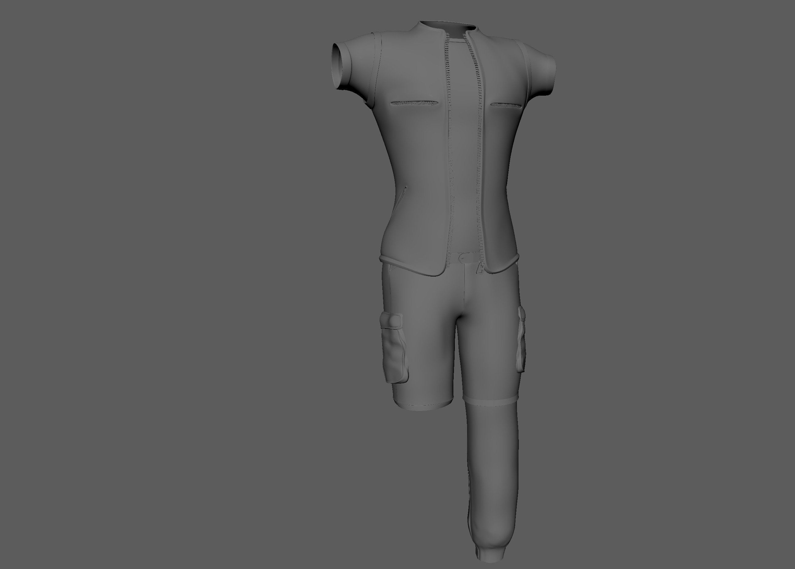 3D Semi-Realistic Fighter Character With Rig Low-poly 3D model_28