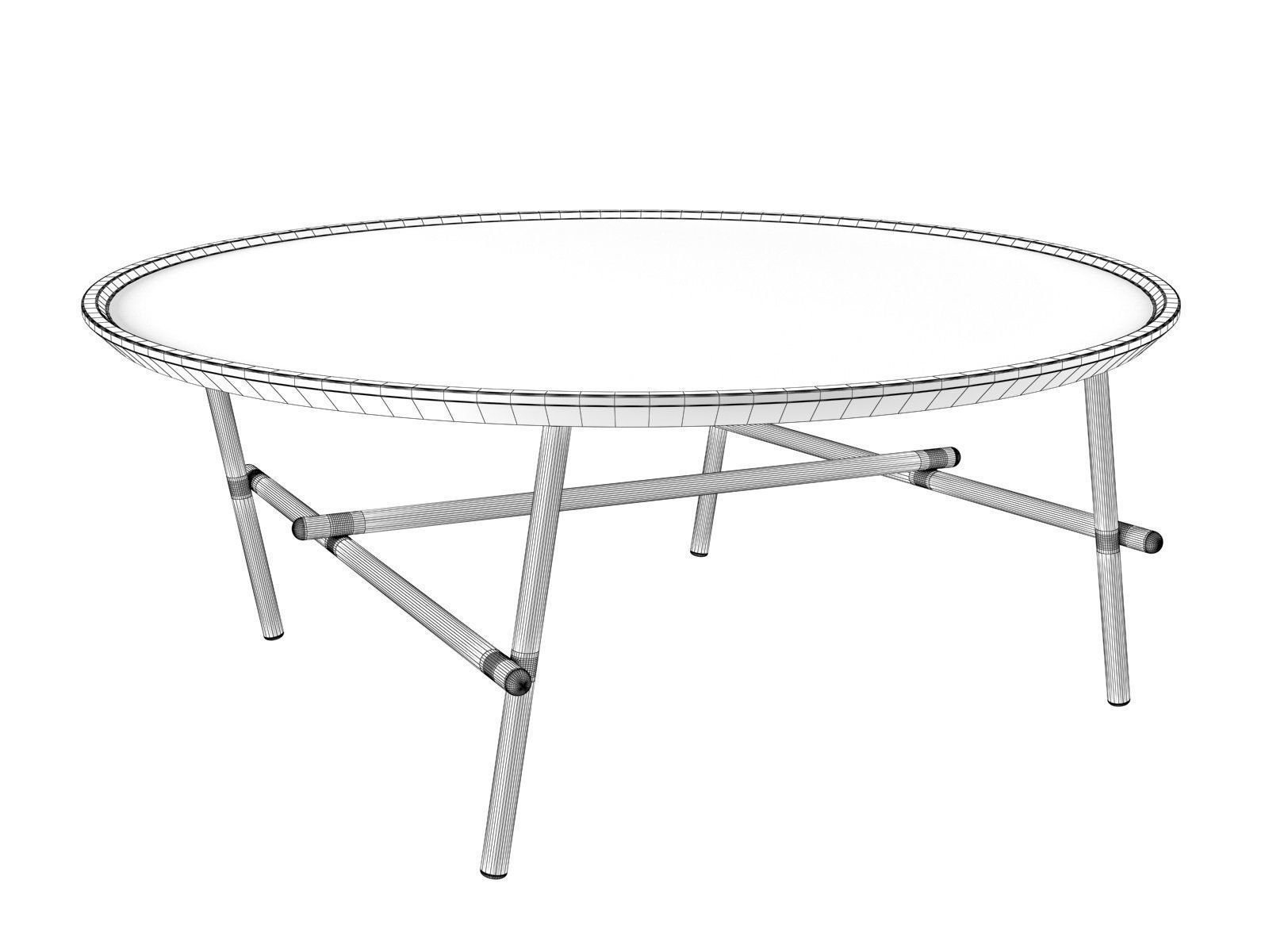 Yuragi Low Tables 3D model_4