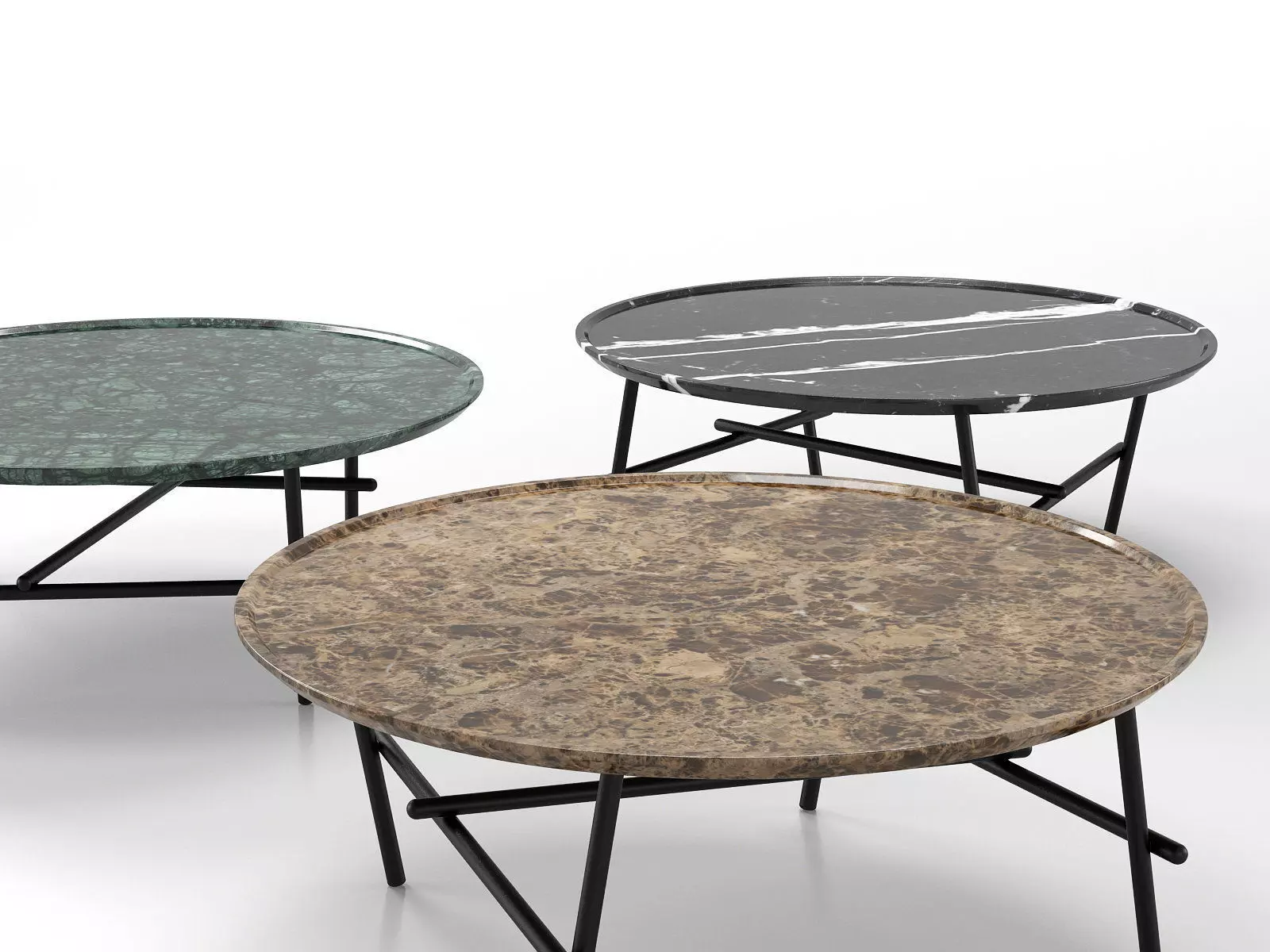 Yuragi Low Tables 3D model_0