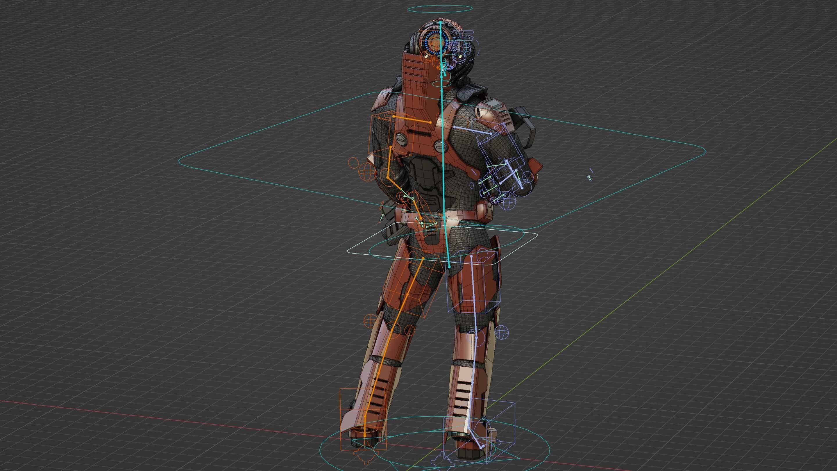 CYBORG SOLDIER RX-600 Rigged for Unreal Engine - Unity - MIXAMO 3D model_38