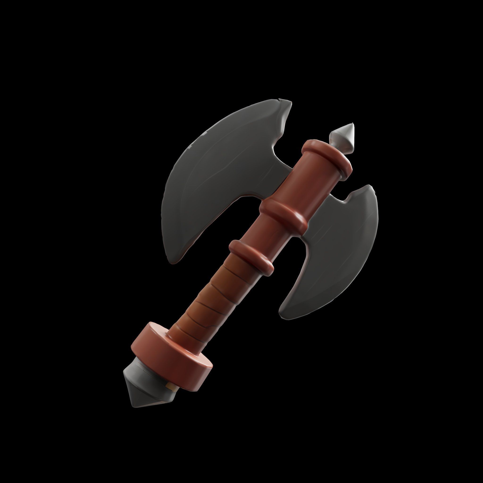 BattleAxe icon for game 3D model_2