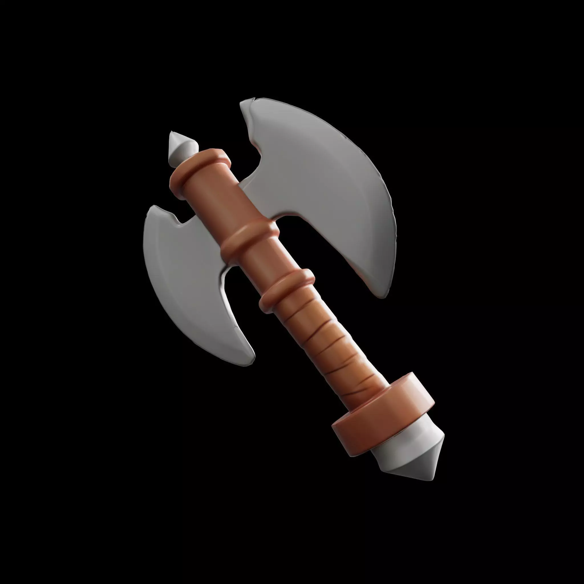 BattleAxe icon for game 3D model_0