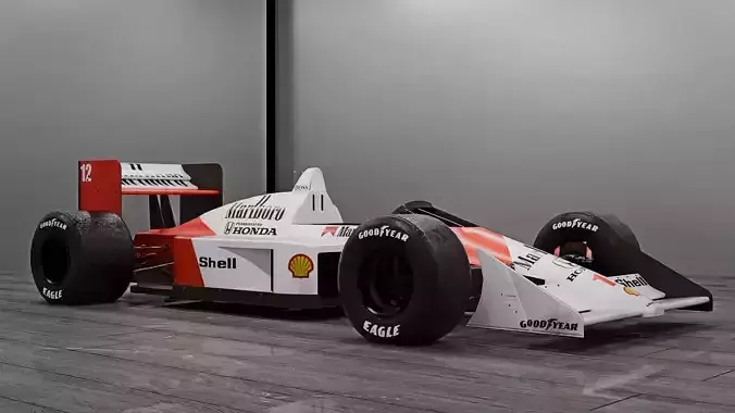 McLaren Honda MP4/4 精密モデル This McLaren-Honda MP4/4 model costs $1,100 and has insane