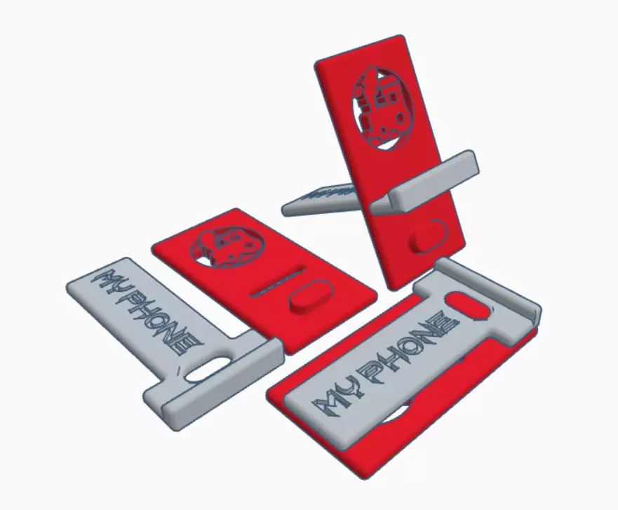 Personalized Phone Stand 3D print model