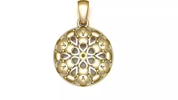 SIMPLE DISGEN PENDANT 3D PRINTABLE MODEL