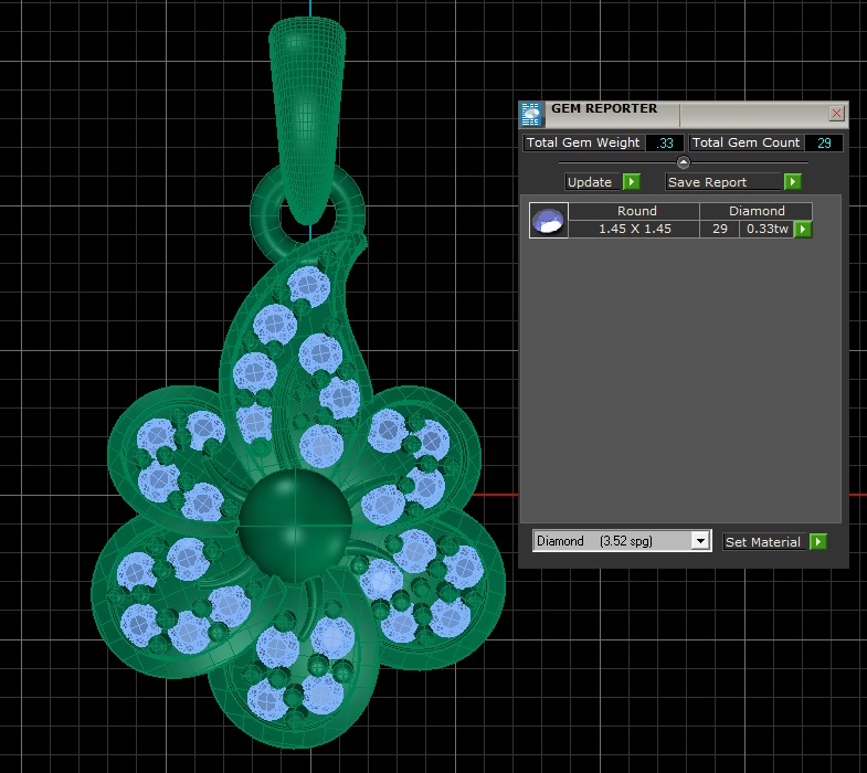 SIMPLE FLOWER STYLE PENDANT 3D PRINTABLE MODEL 3D print model_6