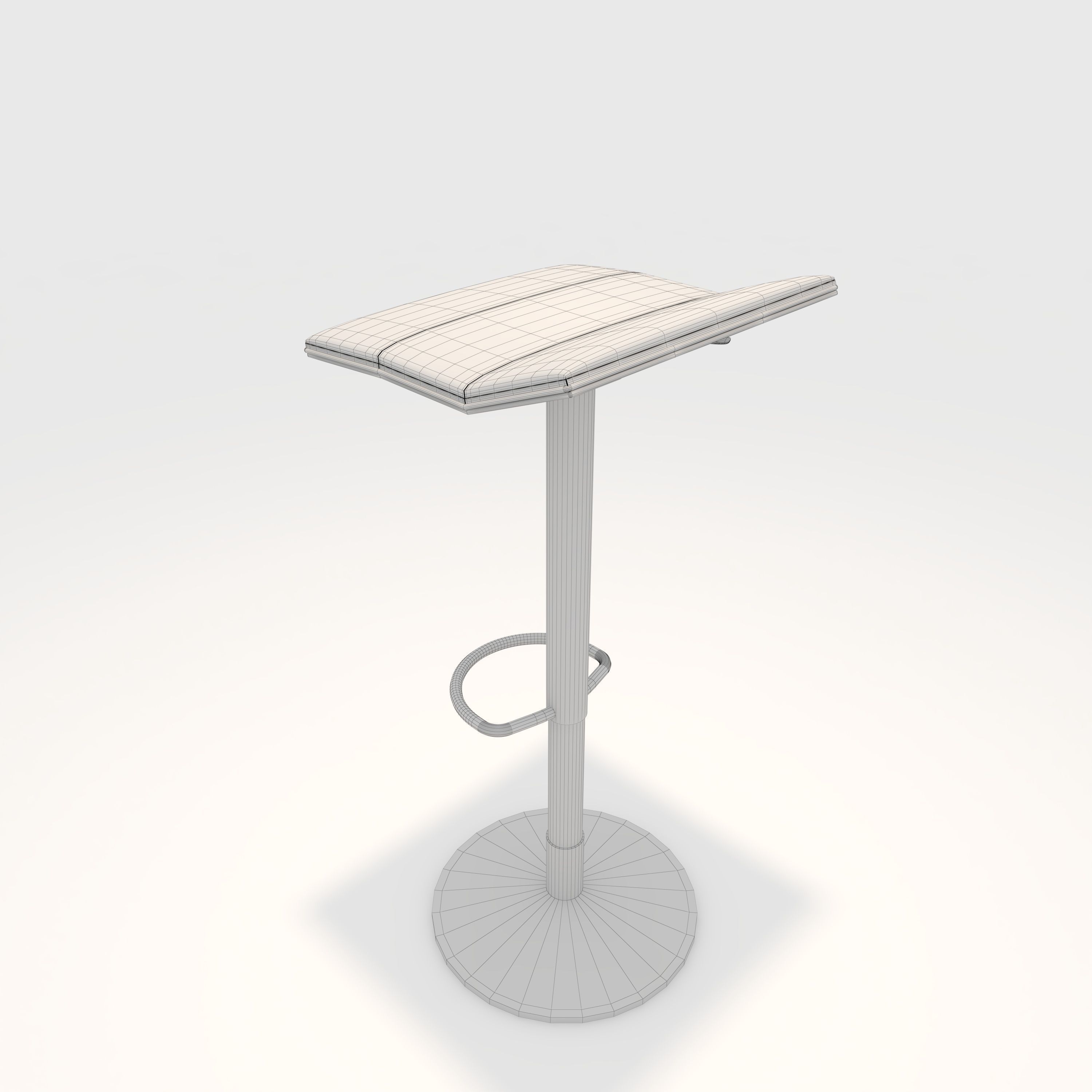 Bar Stool 18 3D model_5