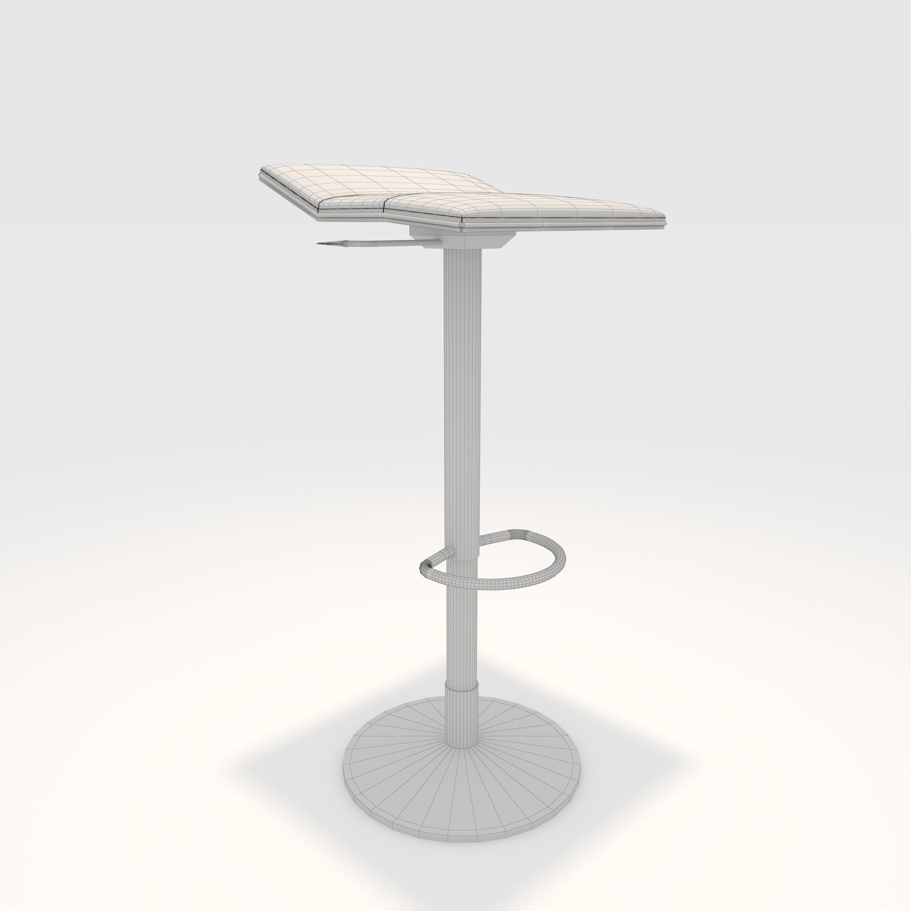 Bar Stool 18 3D model_7