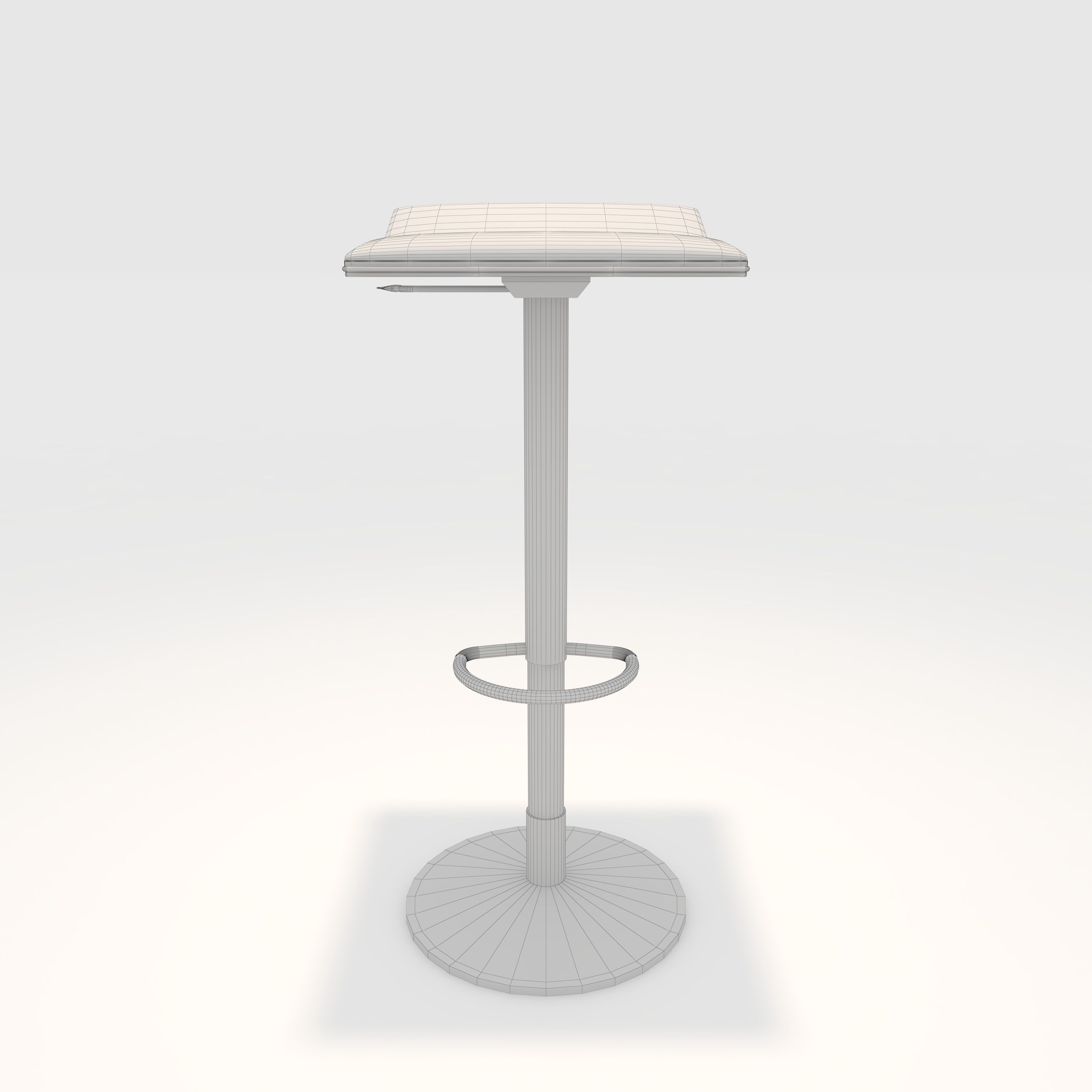 Bar Stool 18 3D model_9