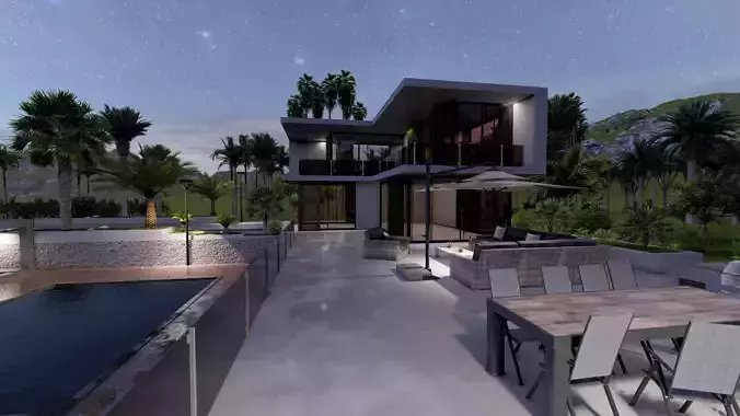 Casa Scene-villa-modern house