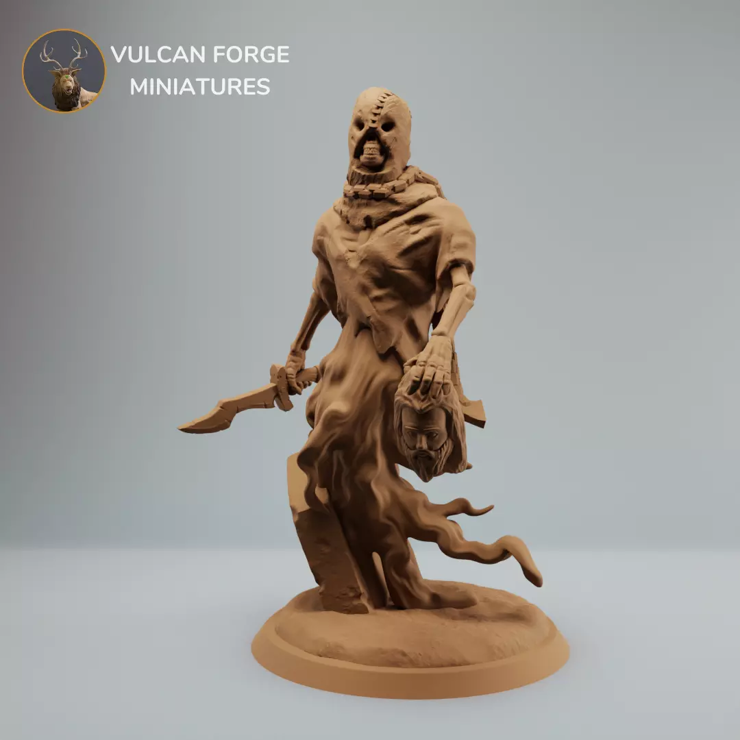 Executioner Geist undead skeleton wraith - pre supported 3D print model