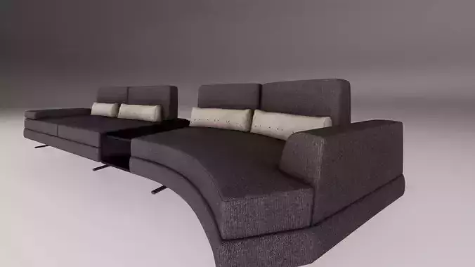 Lazzoni Mony Armchair 3D Model  Modern and Stylish