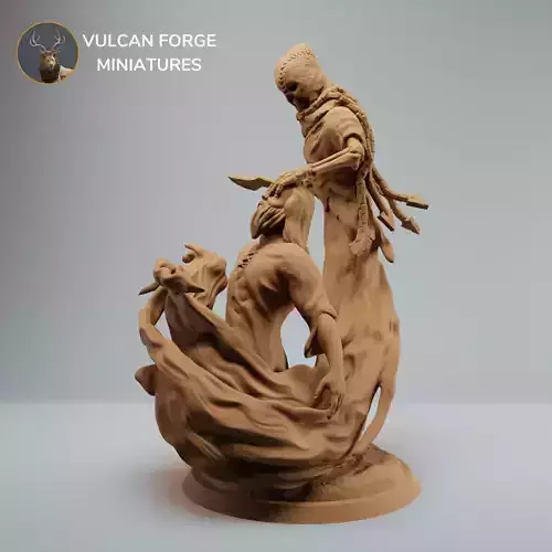 Executioner Geist undead skeleton wraith - pre supported 3D print model