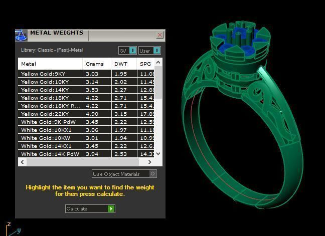 simple ring for daimonds 3D print model_20