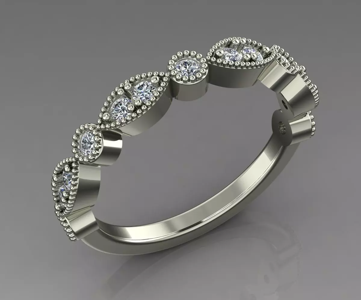 Solitaire Ring 3D print model_0