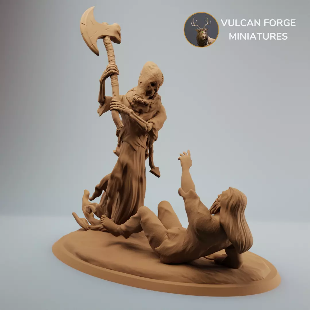 Executioner Geist undead skeleton wraith - pre supported Free 3D print model