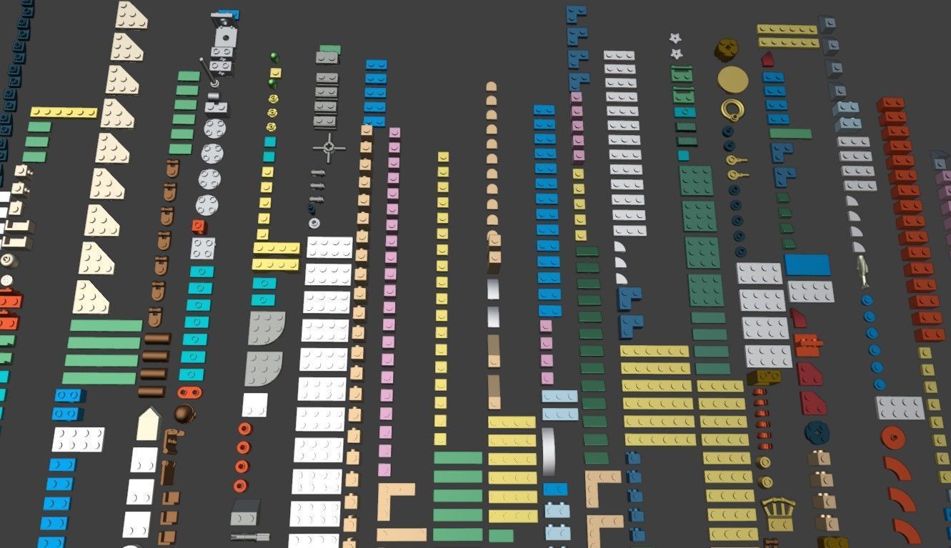 PixelBricks3D - Lego Santas Post Office  3D print model_10