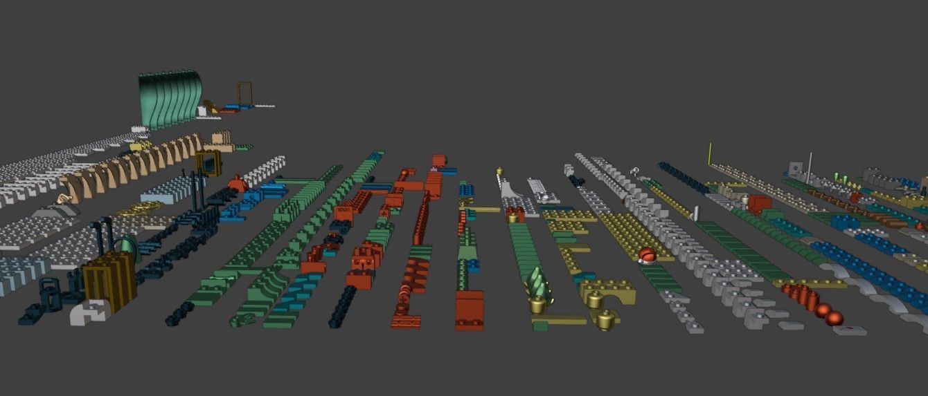 PixelBricks3D - Lego Santas Post Office  3D print model_12