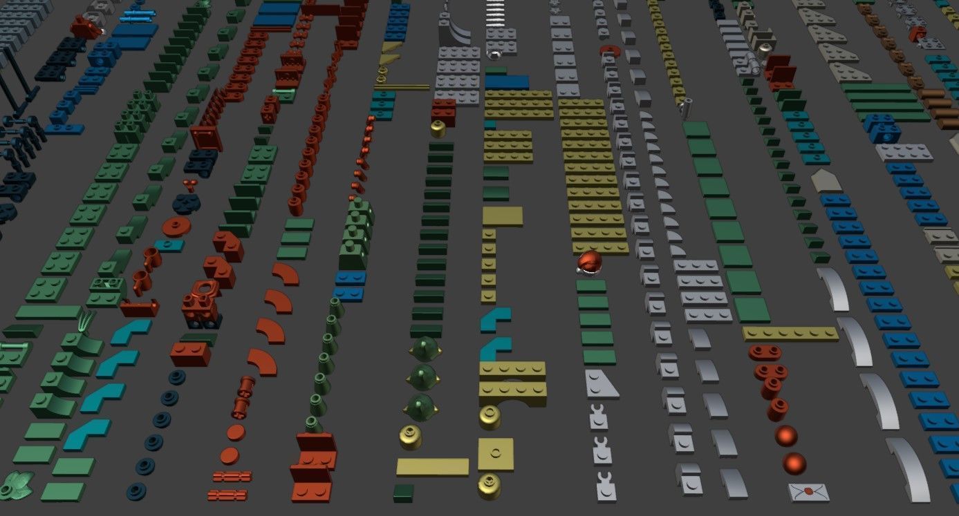 PixelBricks3D - Lego Santas Post Office  3D print model_5