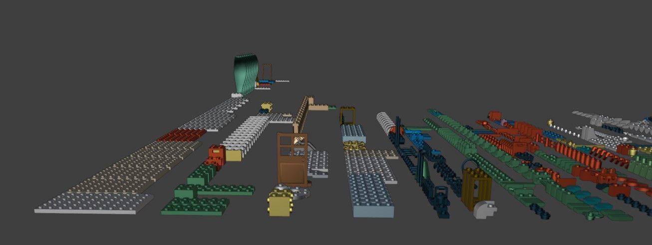 PixelBricks3D - Lego Santas Post Office  3D print model_11