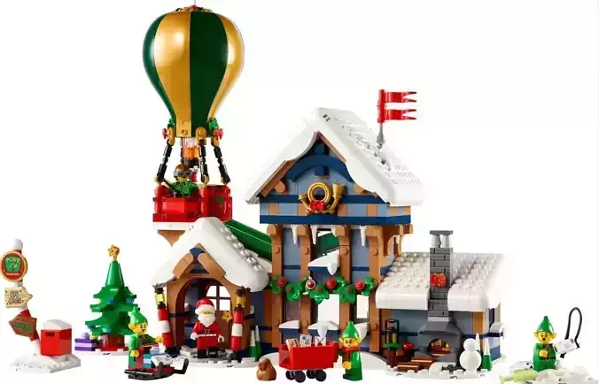 PixelBricks3D - Lego Santas Post Office  3D print model
