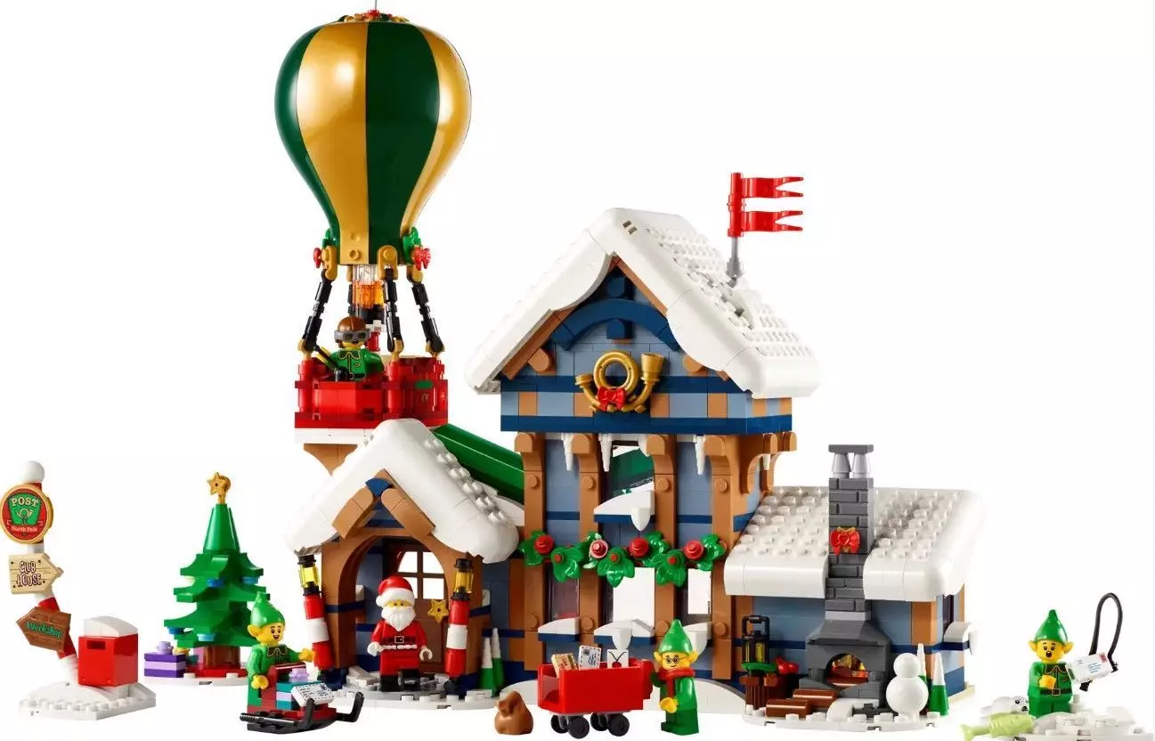 PixelBricks3D - Lego Santas Post Office  3D print model_0