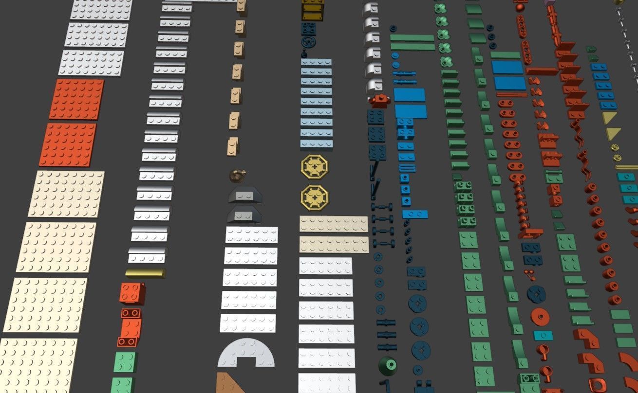 PixelBricks3D - Lego Santas Post Office  3D print model_7
