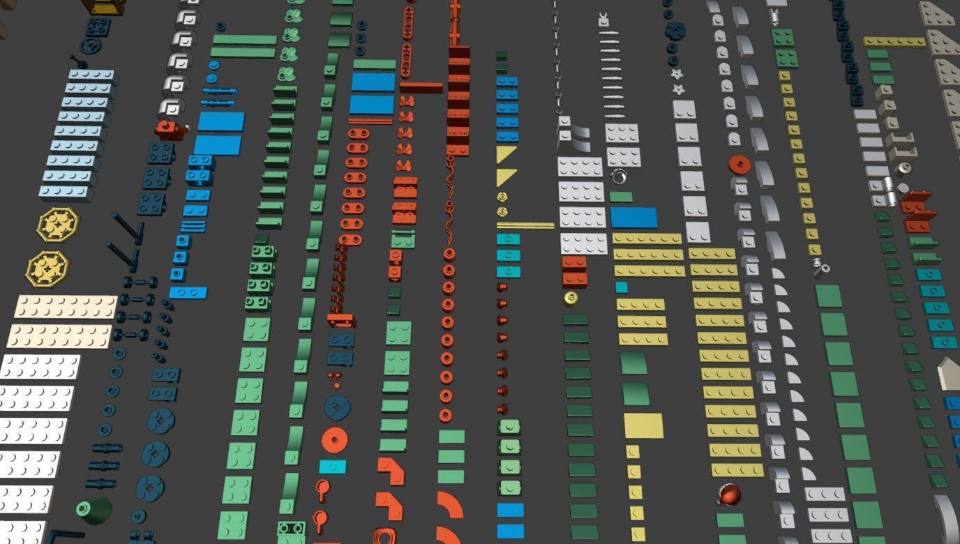 PixelBricks3D - Lego Santas Post Office  3D print model_8