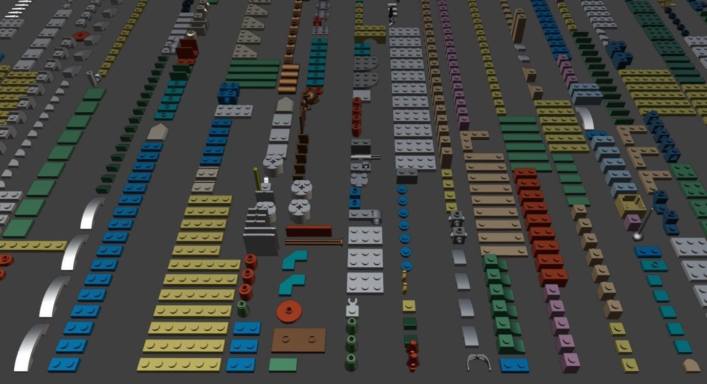 PixelBricks3D - Lego Santas Post Office  3D print model_4