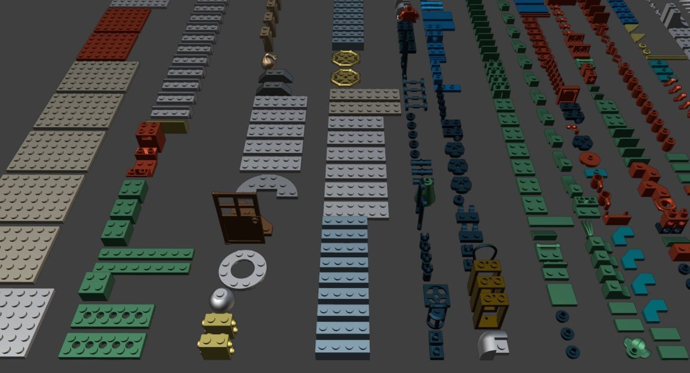 PixelBricks3D - Lego Santas Post Office  3D print model_6