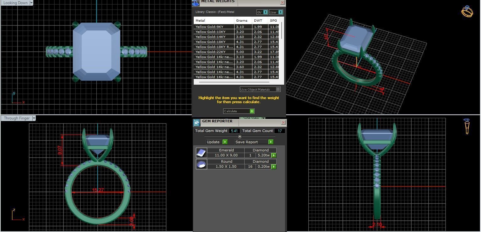 Solitaire Ring          3D print model_1
