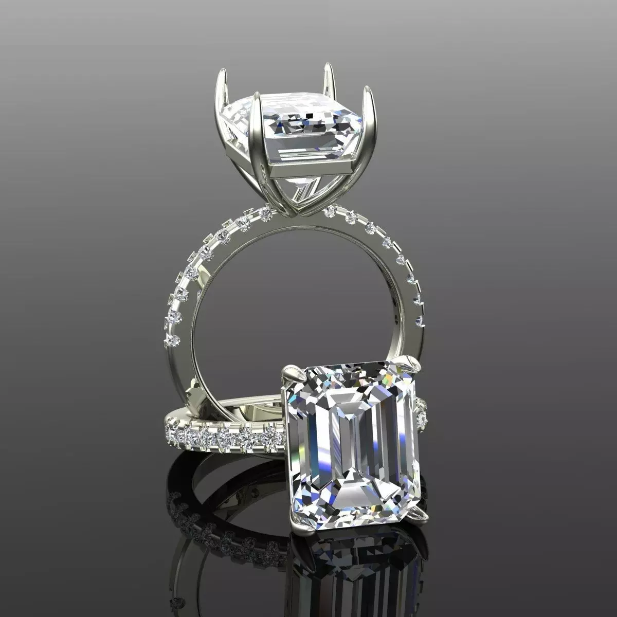 Solitaire Ring          3D print model_0