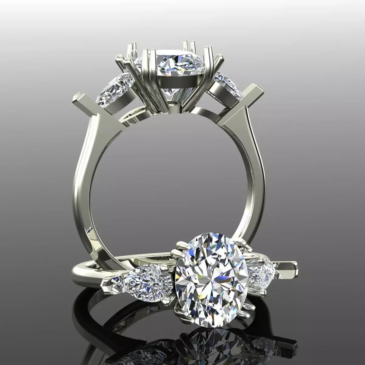 Solitaire Ring            3D print model_0