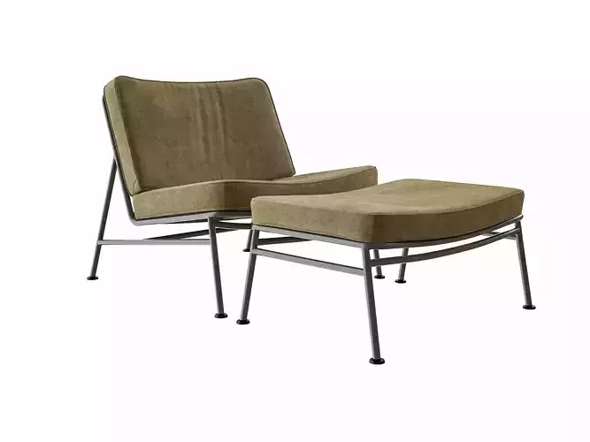 Backpack 2 Armchair and Footstool