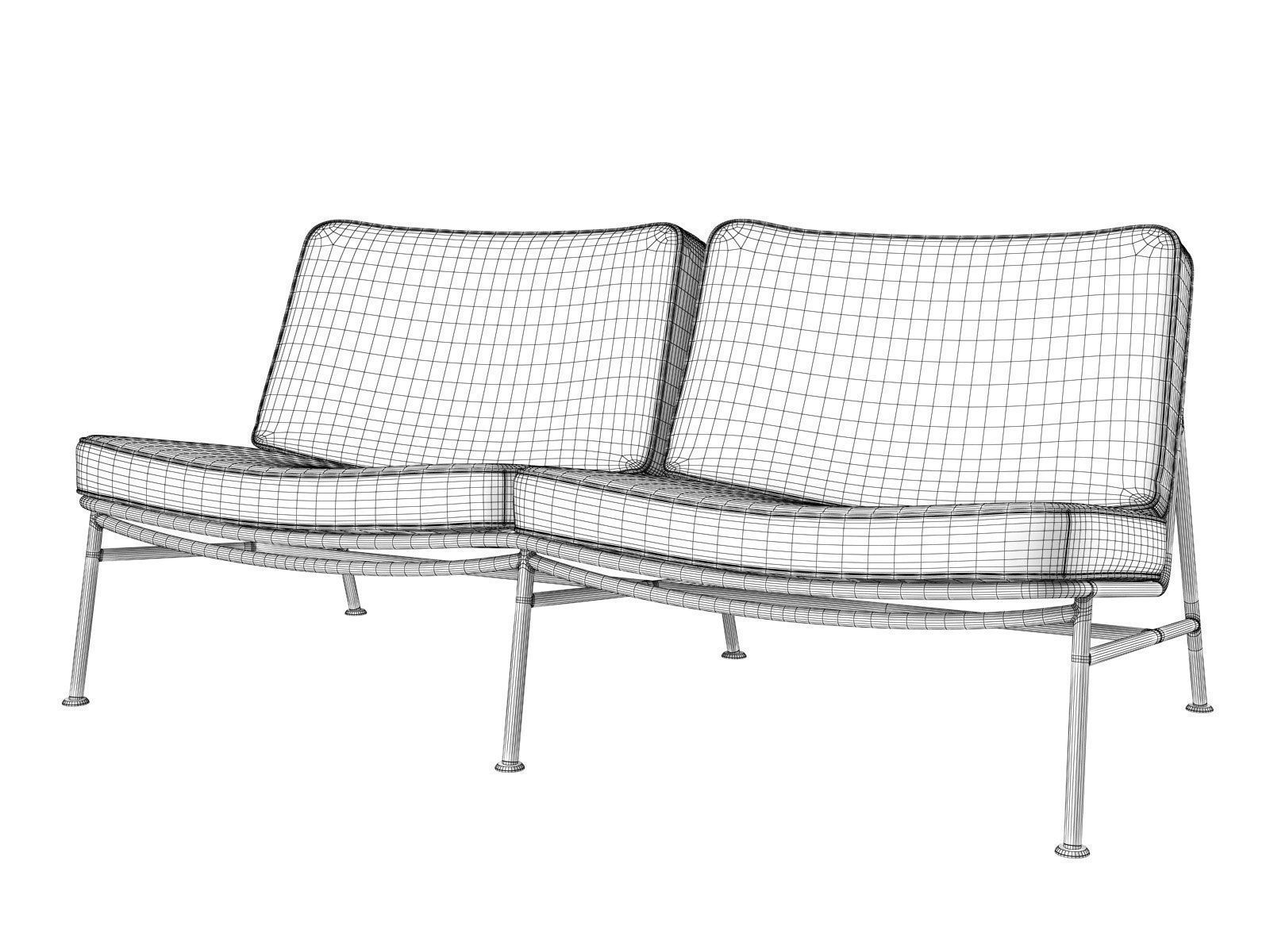 Backpack 2 Settee 3D model_5