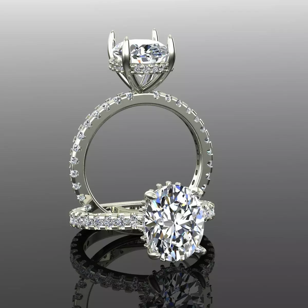Solitaire Ring            3D print model_0