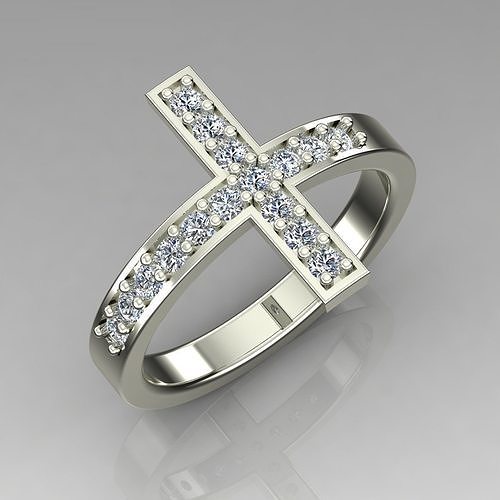 Solitaire Ring 3D print model