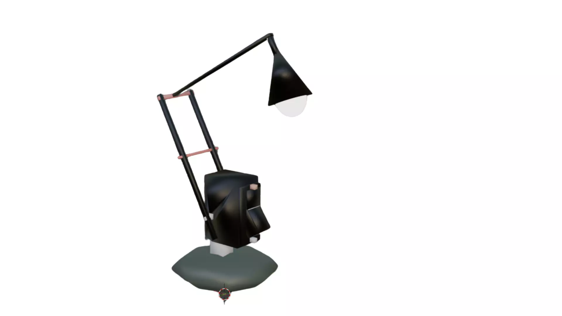Modern Table Lamp 3D Model 3D model_0