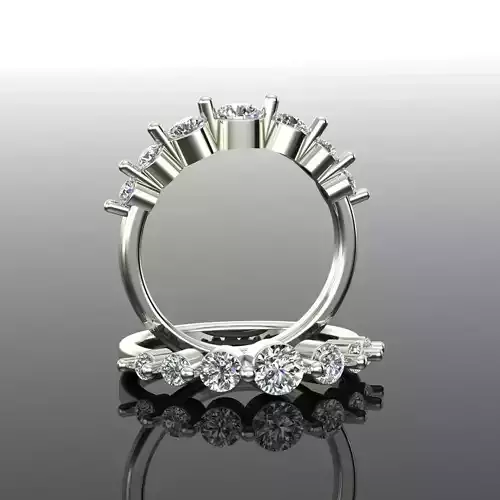 Solitaire Ring 3D print model