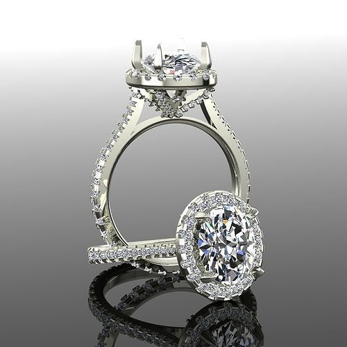 Solitaire Ring 3D print model