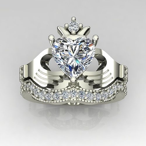 Solitaire Ring 3D print model