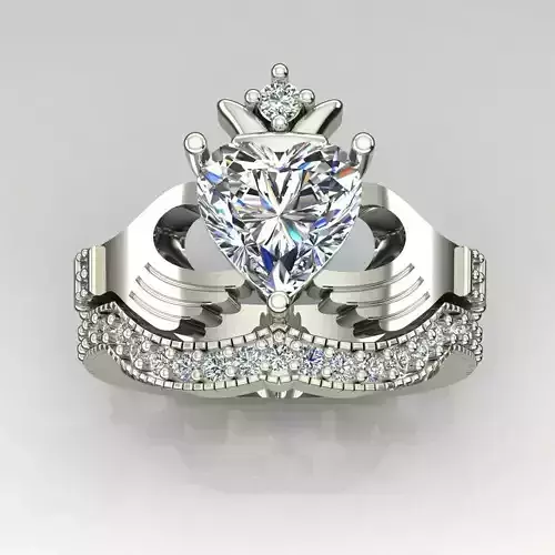 Solitaire Ring 3D print model